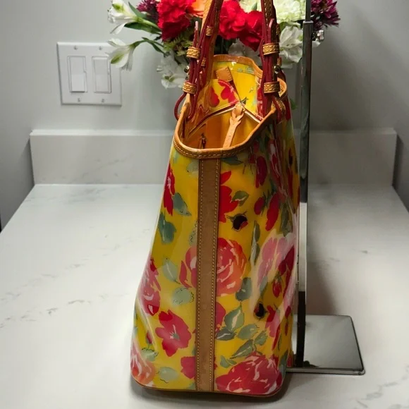 Dooney & Bourke Ivy Satchel with Orange Interior - Picture 10 of 11